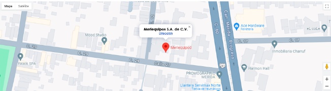 Mapa de Ubicación Meriequipos